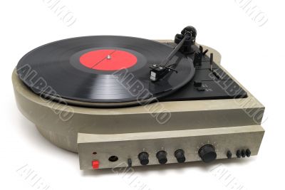 Player of vinyl disks