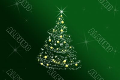 ABSTRACT CHRISTMAS TREE 