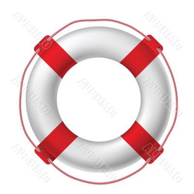 White life buoy