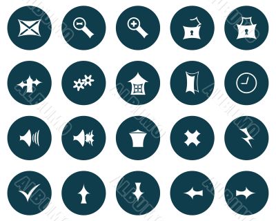 set of gothic icons