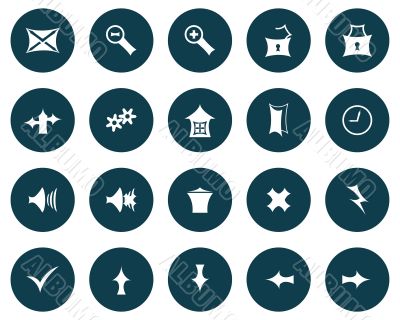 set of gothic icons