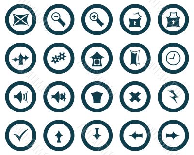 set of gothic icons