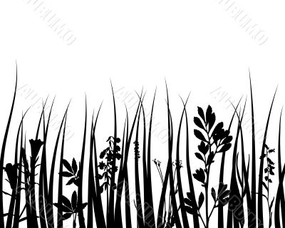 grass silhouette