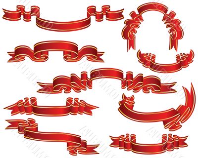 red ribons set