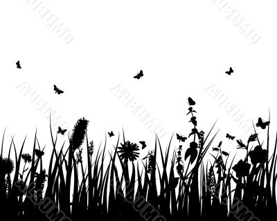grass silhouette