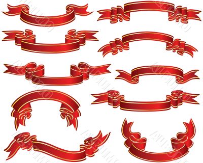 red ribons set