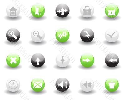 set of gothic icons