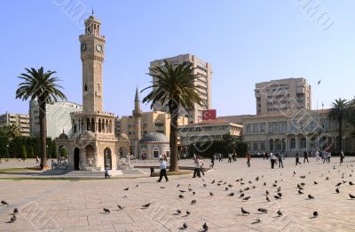 Konak Square in the City of Izmir