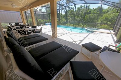 Lanai, Pool and Spa