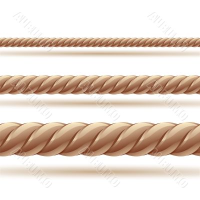Rope in three sizes