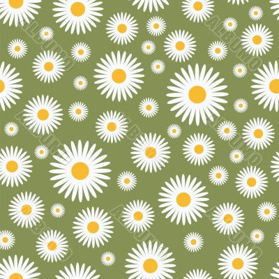 floral green pattern