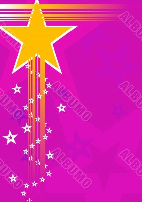 Background with star