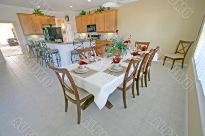Dining Area and Kitchen