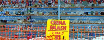 China Smash with Bubbles