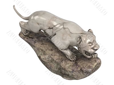 Lioness statuette