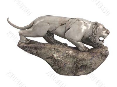 Lioness statuette