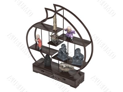 Asian statuettes