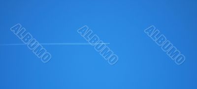 jet plane trail
