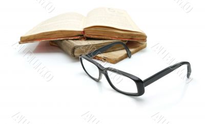 Book and Glasses
