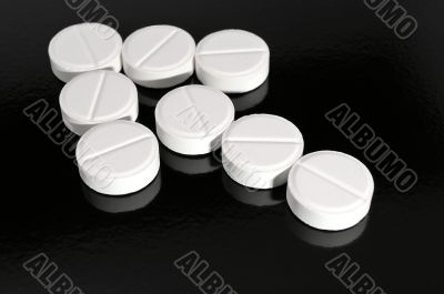 arrow of pills