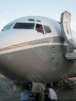 aircraft repared