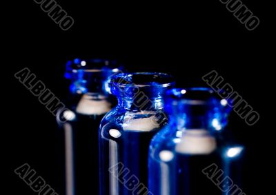 blue vials
