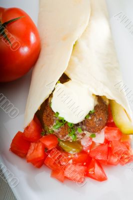 falafel wrap