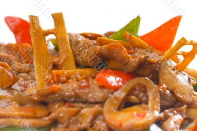 Chinese beef and vegetables