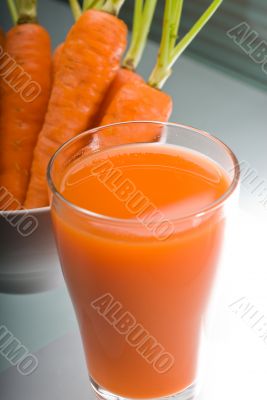 fresh carrot juice