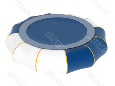 Inflatable trampoline