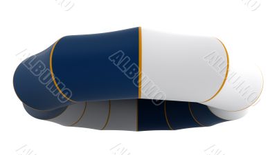 Inflatable trampoline