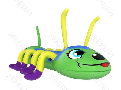 Inflatable centipede toy