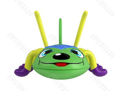 Inflatable centipede toy