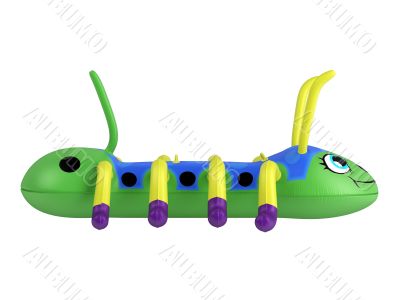 Inflatable centipede toy
