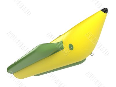 Inflatable banana-boat