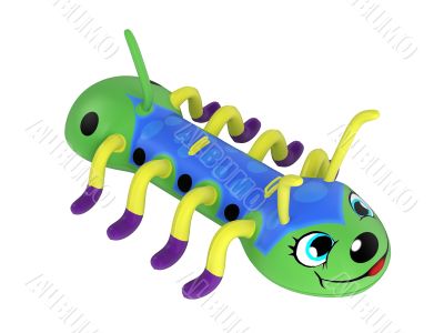 Inflatable centipede toy