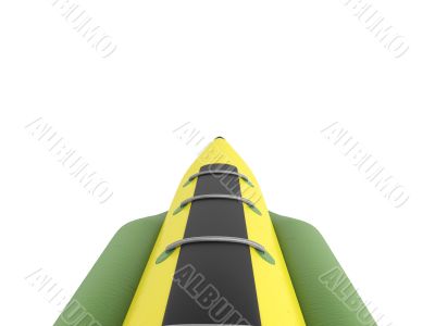Inflatable banana-boat