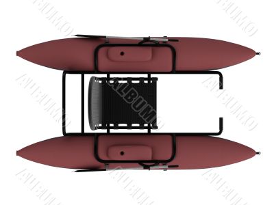 Inflatable catamaran
