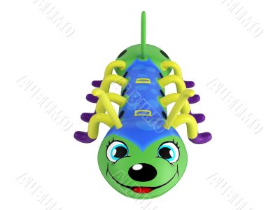 Inflatable centipede toy