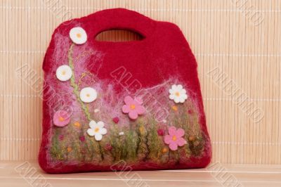 Bag with flowers