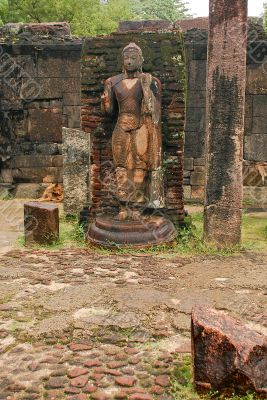 The Statue of Ancient Polonnaruwa