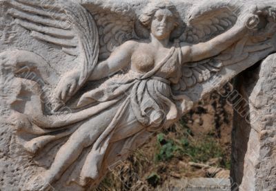 Carving of Nike