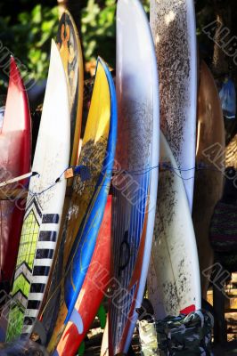 Surfing boards