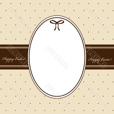 Easter greeting card