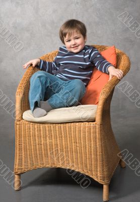 Boy in the armchair