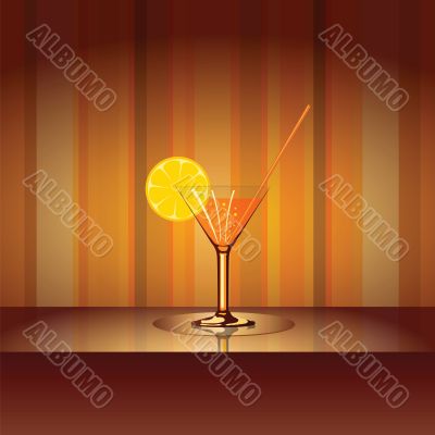 cocktail with background