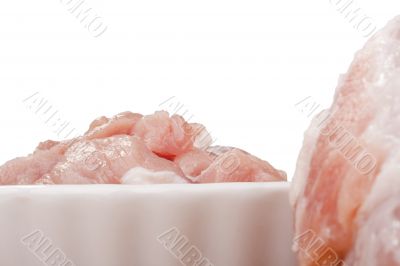 Raw meat