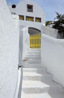 White House in the Village of Pyrgos