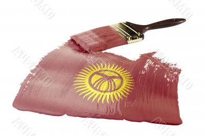 Flag of Kyrgyzstan