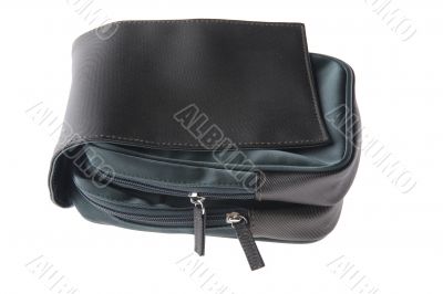 bag isolated on white background macro